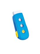 Radír, PVC mentes 20 db/display Keyroad Smile Eraser vegyes színek