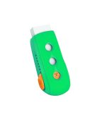 Radír, PVC mentes 2 db/bliszter Keyroad Smile Eraser vegyes színek