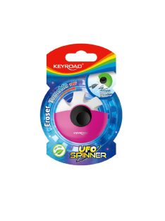 Radír, PVC mentes Keyroad Ufo Spinner vegyes színek