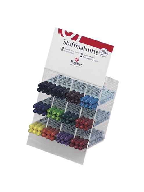 Display vékony hegyű textilfestő tollak