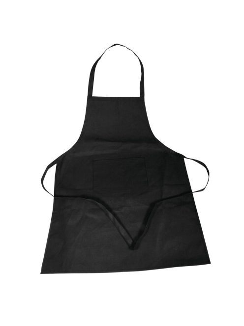 Pamutkötény, fekete, 70x95cm