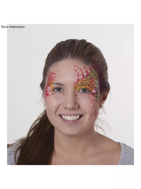 Sablon arcfestéshez, állatbunda, 11,5x16,5 cm, 1 db