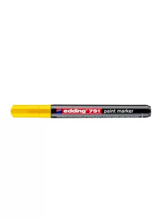 Lakkmarker 1-2mm, kerek Edding 791 sárga