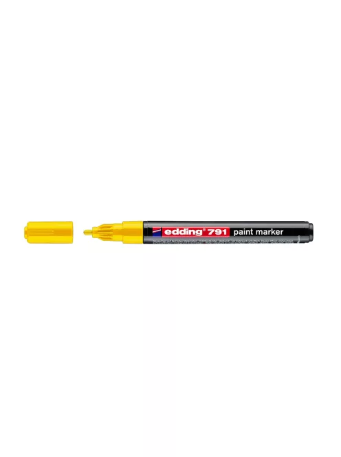 Lakkmarker 1-2mm, kerek Edding 791 sárga