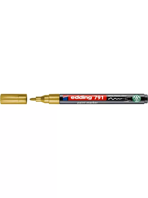 Lakkmarker 1-2mm, kerek Edding 791 arany