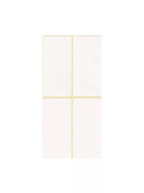 Etikett címke, 40x80mm, 15 lap, 4 címke/lap