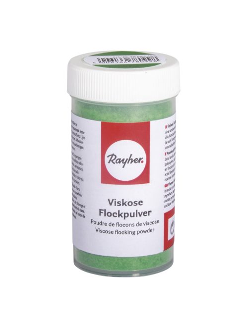 Bársonypor szórófejes dobozban, fűzöld, 75ml