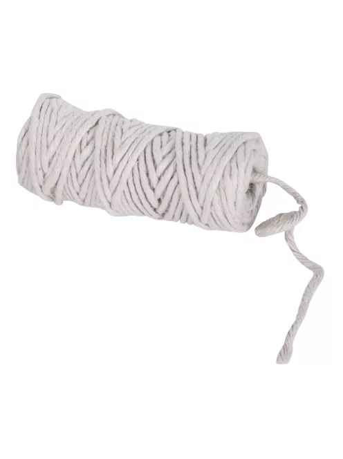 Jutegarn, 6fach, 6mm ?, fehér,  35m