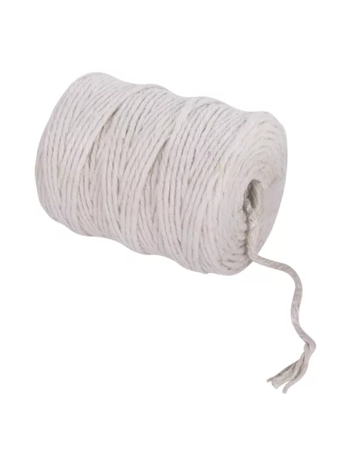 Jutegarn, 6fach, 6mm ?, fehér,  120m