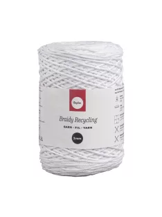   Fonal makraméhoz, egyéb kézimunkákhoz 2mm átm., fehér, 250 m (250g)/gombolyag