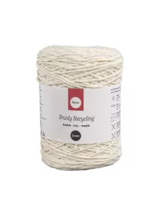   Fonal makraméhoz, egyéb kézimunkákhoz 2mm átm., elefántcsont, 250 m (250g)/gombolyag