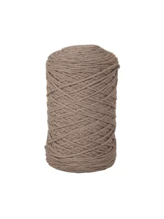   Fonal makramézáshoz, egyéb kézimunkához 2mm átm.,szürkésbarna, 250 m (250 g)