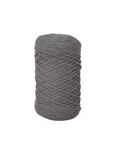   Fonal makramézáshoz, egyéb kézimunkához 2mm átm.,kavicsszürke, 250 m (250 g)