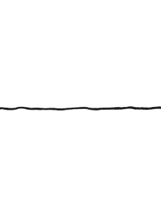   Fonal makraméhoz, egyéb kézimunkákhoz 2mm átm., fekete, 250 m (250g)/gombolyag