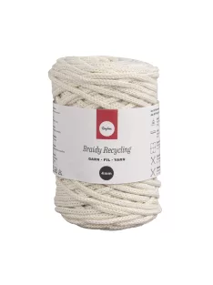   Fonal makraméhoz, egyéb kézimunkákhoz 4mm átm., elefántcsont, 65 m (250g)/gombolyag