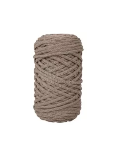   Fonal makramézáshoz, egyéb kézimunkához 4mm átm.,szürkésbarna, 65 m (250 g)