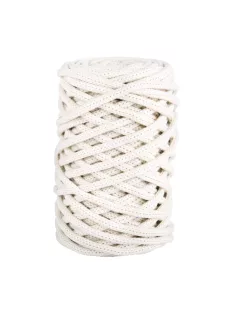  Fonal makraméhoz, egyéb kézimunkákhoz 6mm átm., elefántcsont, 27 m (250g)/gombolyag