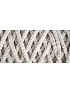   Fonal makraméhoz, egyéb kézimunkákhoz 6mm átm., elefántcsont, 27 m (250g)/gombolyag