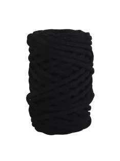   Fonal makraméhoz, egyéb kézimunkákhoz 6mm átm., fekete, 27 m (250g)/gombolyag