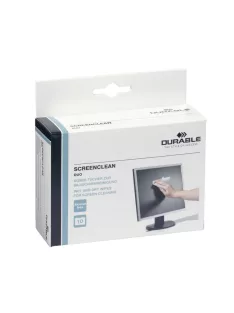   Monitor tisztító kendő, száraz és nedves 10-10 db/csomag Durable Screenclean Duo