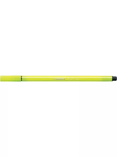 Rostirón, filctoll 1mm, STABILO Pen 68 neon sárga