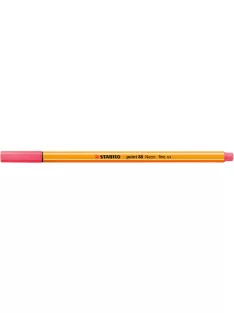 Rostirón, tűfilc 0,4mm, STABILO Point 88 neon piros