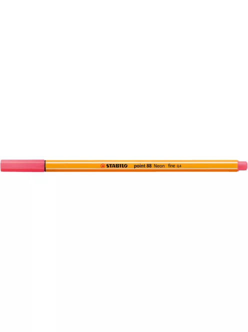 Rostirón, tűfilc 0,4mm, STABILO Point 88 neon piros