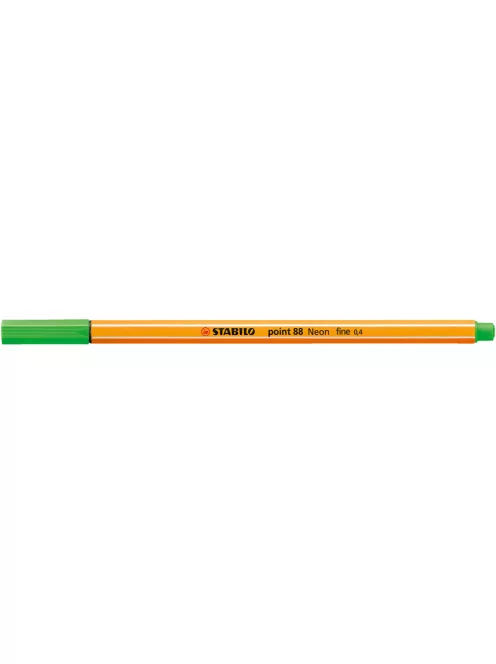 Rostirón, tűfilc 0,4mm, STABILO Point 88 neon zöld