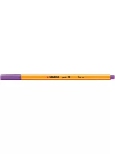 Rostirón, tűfilc 0,4mm, STABILO Point 88 sötétlila