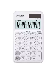 Zsebszámológép 10 digit Casio SL 310 fehér