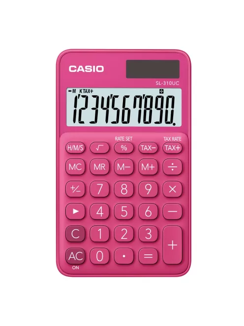 Zsebszámológép 10 digit Casio SL 310 rózsaszín