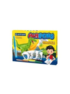   Filctoll fújós készlet Centropen AIRPENS 1500 Dinoszaurusz 5+1 klf. szín