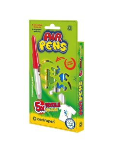   Filctoll fújós készlet Centropen AIRPENS 1539 Textile 5 klf. szín