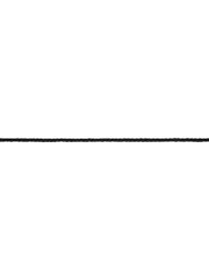 Pamutzsinór, 3,7mm átm., fekete, kb.280g, 70m
