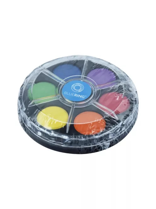 Vízfesték készlet 6 darabos kerek Bluering®
