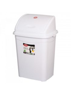   Szemetes kuka billenő fedéllel műanyag 16 literes fehér UP117