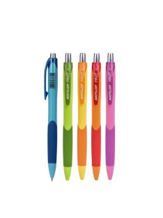   Golyóstoll nyomógombos vegyes színek 0,7mm Antilop Fruit írásszín kék