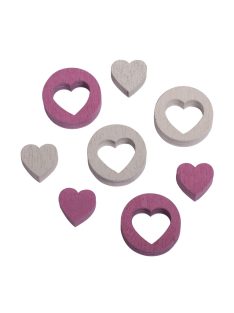 Famatrica szív, 2cm átm.,24 db