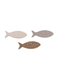 Famatrica hal csillámos, 4x1,3cm, farbl. sort., 12 db