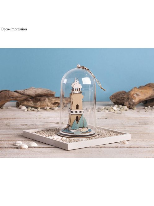 Fa építőkészlet világítótorony, 25 darabos