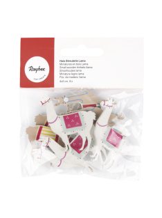 Famatrica láma, 4x5cm, ragasztópöttyel, 8 db