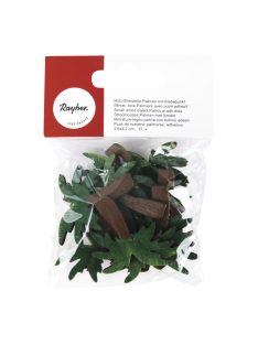 Famatrica pálma ragasztópöttyel, 3,8x4,2cm, 12 db