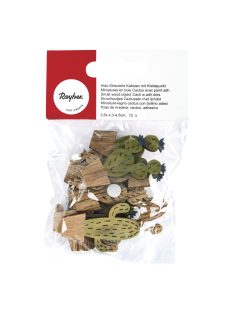   Famatrica kaktuszok, ragasztópöttyel, 2,8x 4,3-4,5cm, 12 db