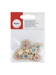 Famatrica Mini virágok, 2,1cm, ragasztópöttyel 12 db
