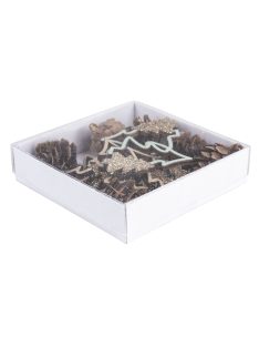 Famatrica Mix fenyőfa+toboz, 2-4cm vegyes, Box 16 db