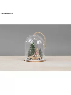 Talpas harang, műanyag 9cm átm.,11cm, jutazsinórral