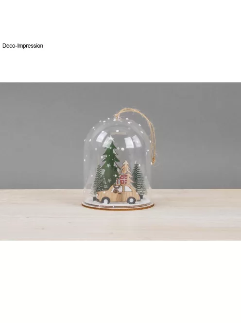 Talpas harang, műanyag 9cm átm.,11cm, jutazsinórral