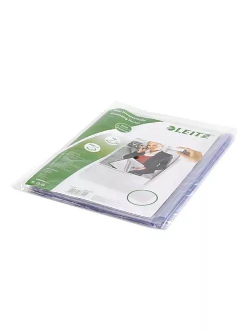 Genotherm lefűzhető, A4, 170 micron jumbo katalógustartó Leitz 10 db/csomag,