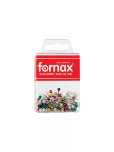 Gombostű BC-489 színes fejjel műanyag dobozban Fornax