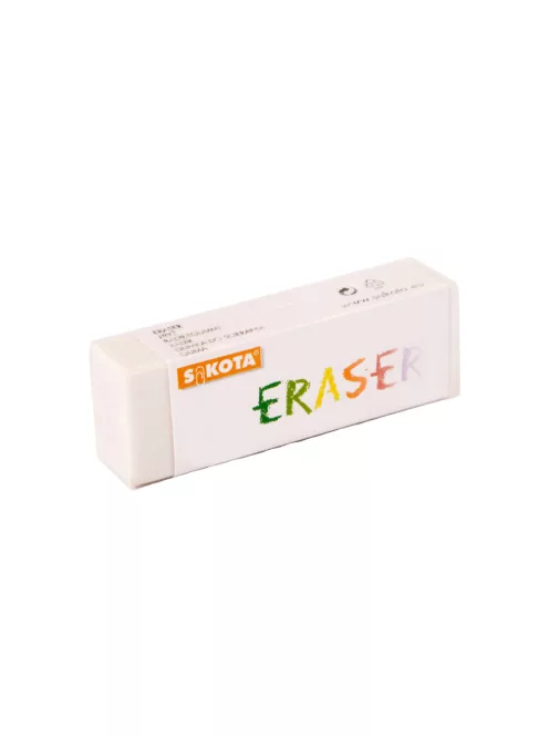 Radír 20-as fehér szögletes papír tokban extra CREATIVE JUNGLE